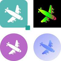Landing Airplane Icon Design vector