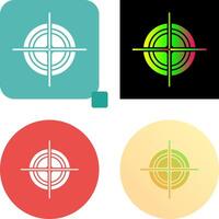 Unique Target Icon Design vector