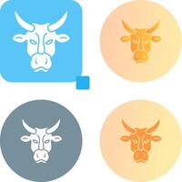 diseño de icono de vaca vector