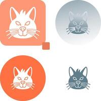 gato icono diseño vector