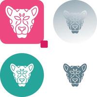 leopard Icon Design vector