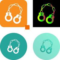 Handcuff Icon Design vector