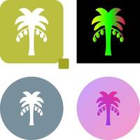 Coconut trees Icon Design vector