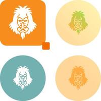 mandril icono diseño vector