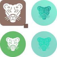 leopardo icono diseño vector