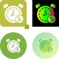 Clock Icon Design vector