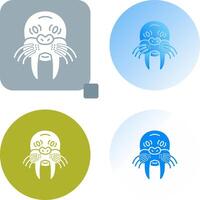 Walrus Icon Design vector