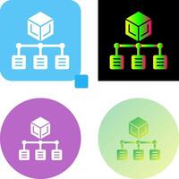 Distribution Icon Design vector