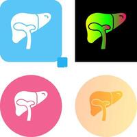 Liver Icon Design vector