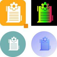 Content Management Icon Design vector