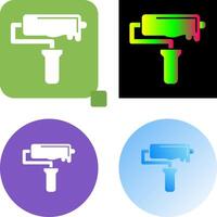Roller Icon Design vector