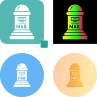 Mail Box Icon Design vector