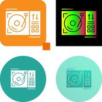 Turntable Icon Design vector