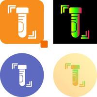 Test Tube Icon Design vector