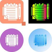 Notepad Icon Design vector