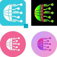 Network Icon Design vector