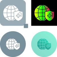 Global Protection Icon Design vector