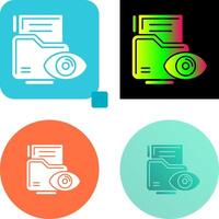 Data Visualization Icon Design vector