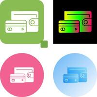 Wallet Icon Design vector