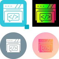 Message Icon Design vector