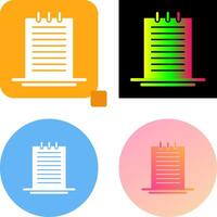 Notes Icon Design vector