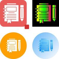 Journal Icon Design vector