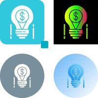 Light Bulb Icon Design vector