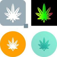 Weed Icon Design vector