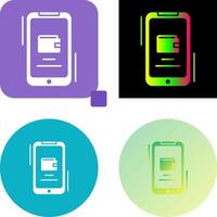 E-wallet Icon Design vector