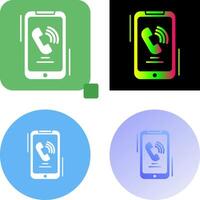 Incoming Call Icon Design vector