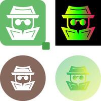 Hacker Icon Design vector