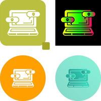 Infected Message Icon Design vector