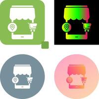 Pin Icon Design vector