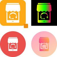 Support Icon Design vector