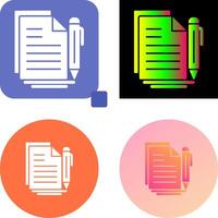 Document Icon Design vector