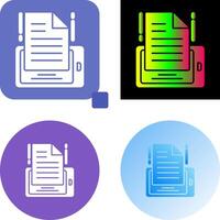 Test Icon Design vector