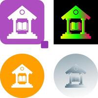 Library Icon Design vector