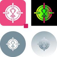 diseño de icono de destino vector