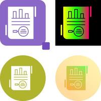 Market Research Icon Design vector