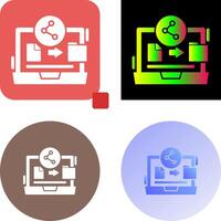 File Share Icon Design vector