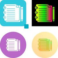 Write Icon Design vector