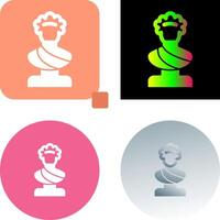 estatua icono diseño vector