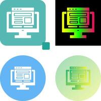 Adaptive Layout Icon Design vector