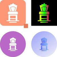 Chair Icon Design vector