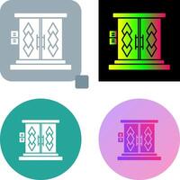 diseño de icono de puerta vector