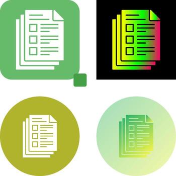 Notes Icon Design vector