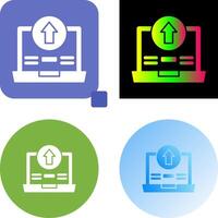 Upload Icon Design vector