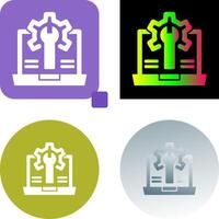 Web Development Icon Design vector