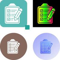 Checklist Icon Design vector