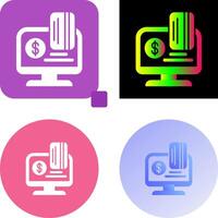 Online Payment Icon Design vector